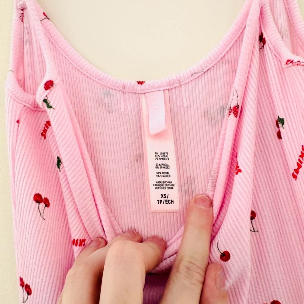 Skims Limited Edition Cherry Soft Lounge Dress Lana Del Ray Collab - Picture 4 of 5
